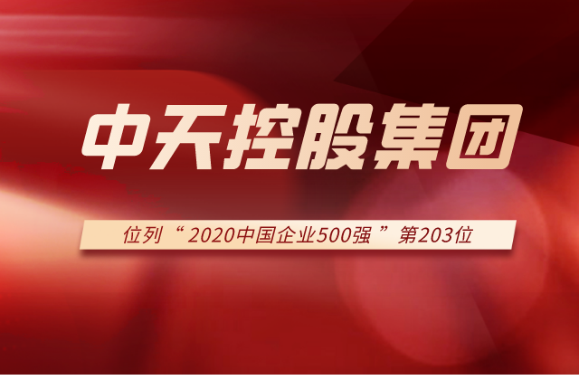 尊龙·Z6集团列2020中国企业500强第203位！
